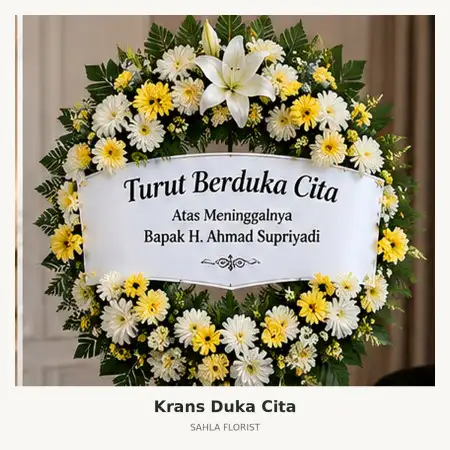 Krans Bunga Duka Mijen Semarang